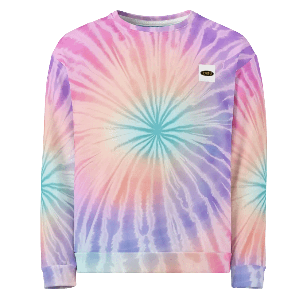 Pastel Radiance Tie-Dye Unisex Sweatshirt product image (1)