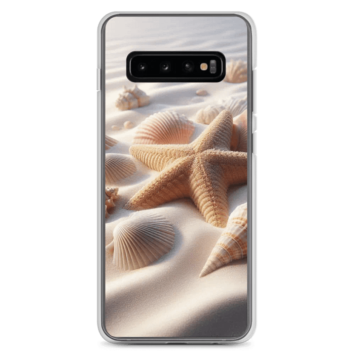 Seashell Serenity Samsung® Clear Case | AI Design product image (2)