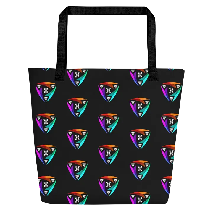 PriismX Patterned Black Tote product image (2)