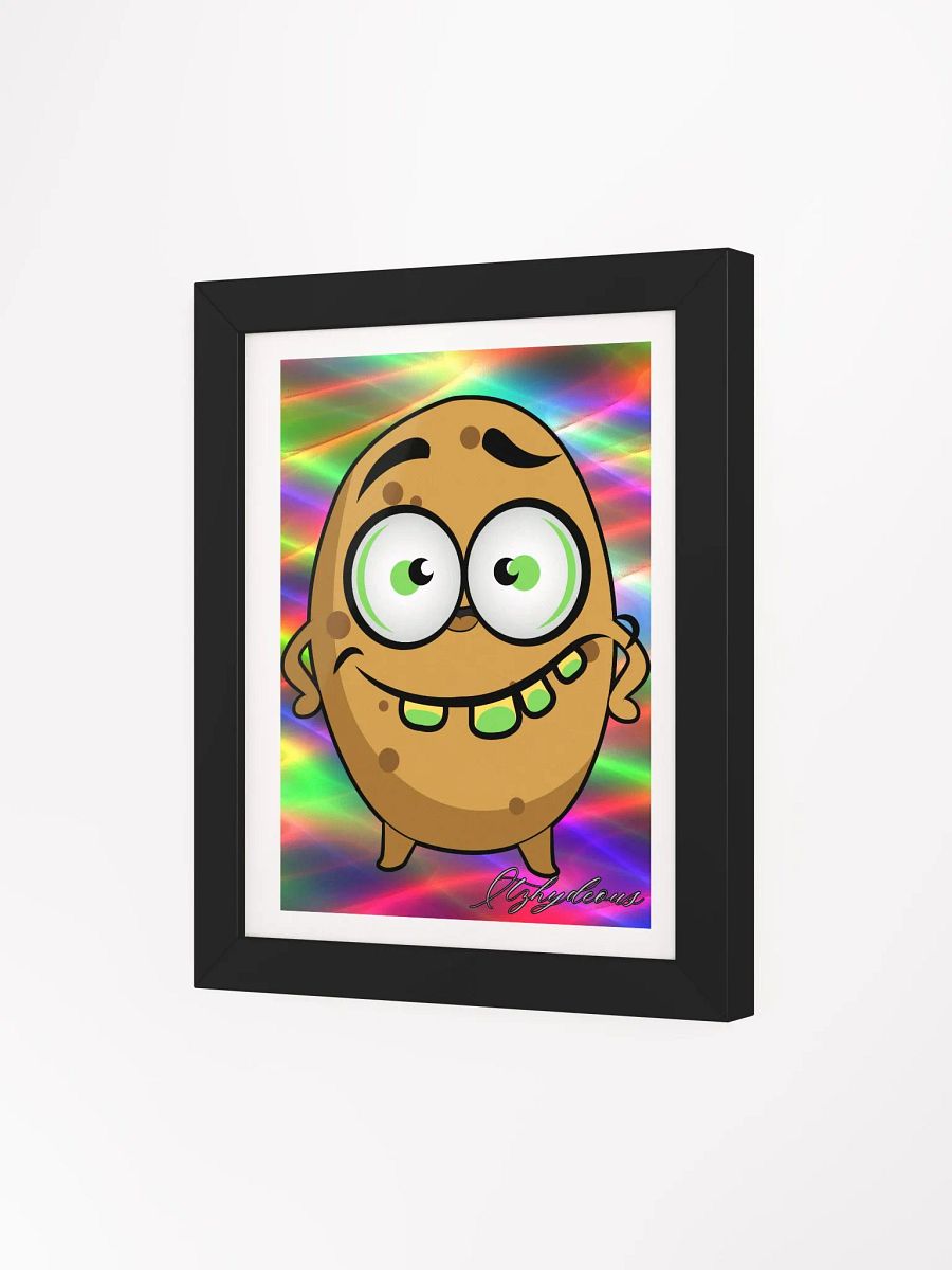 Spudtastic Radiance: Framed Cartoon Poster product image (3)