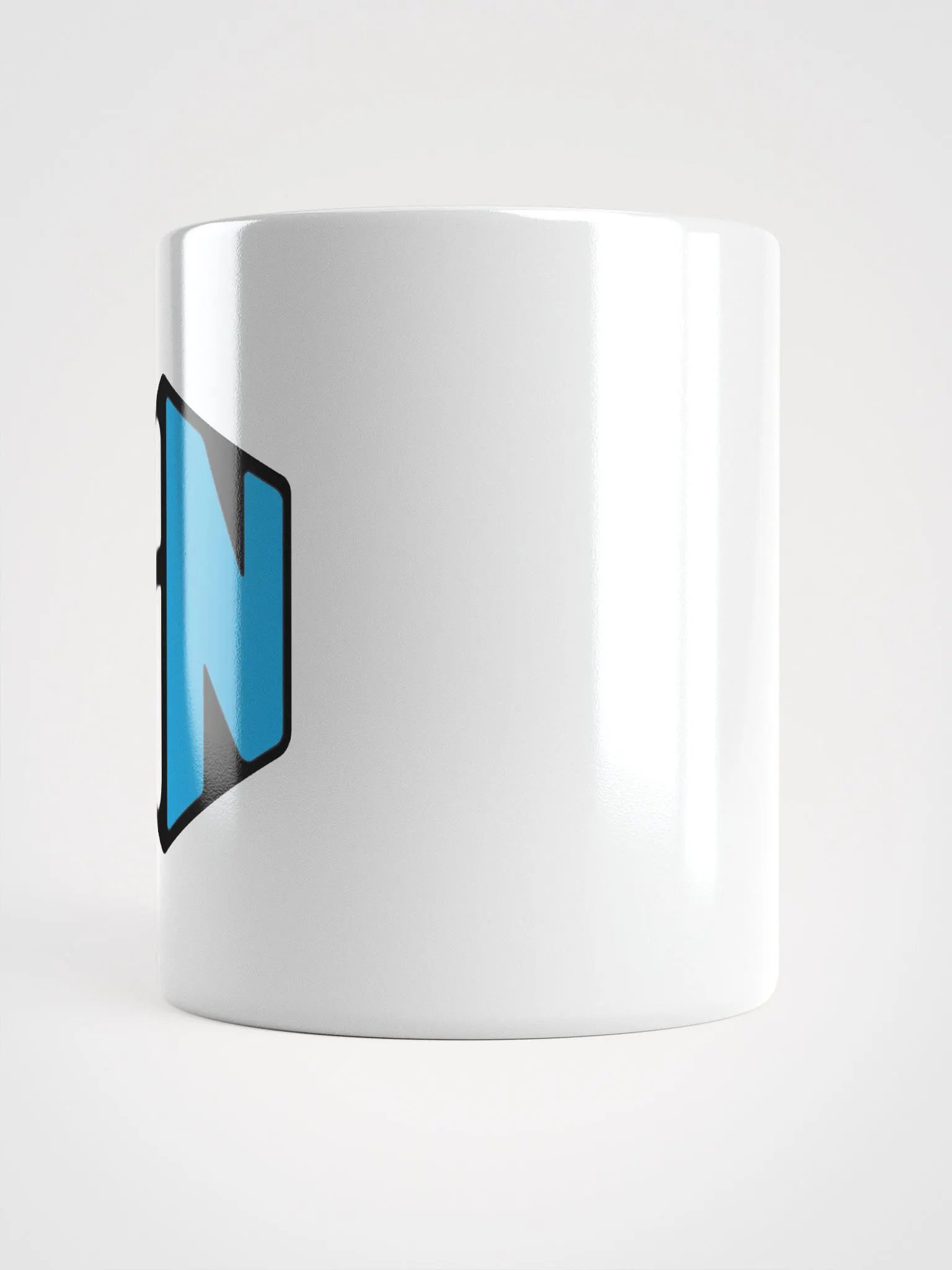 Glossy GN Logo Big Boi Mug White product image (5)