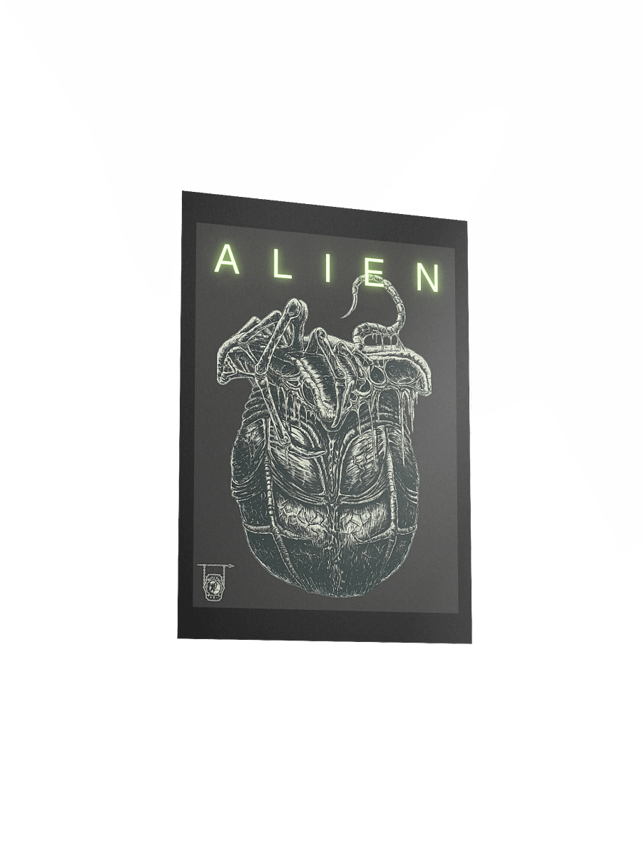The Alien- Art Print 2/2 product image (18)