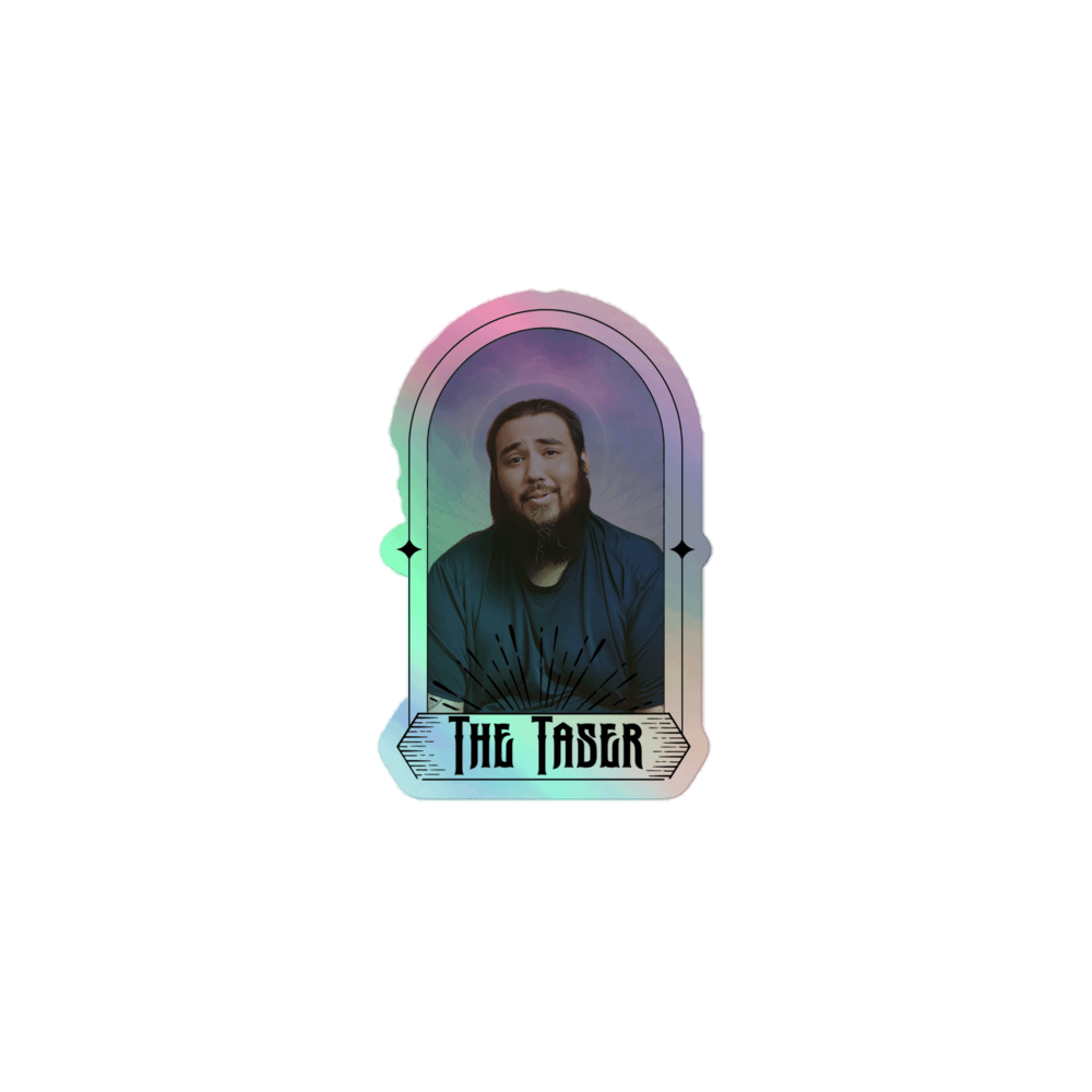 The Taser Kiss-Cut Holographic Sticker Sheet product image (1)