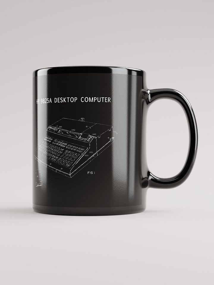 HP 9825 Computer Mug (Black) product image (1)
