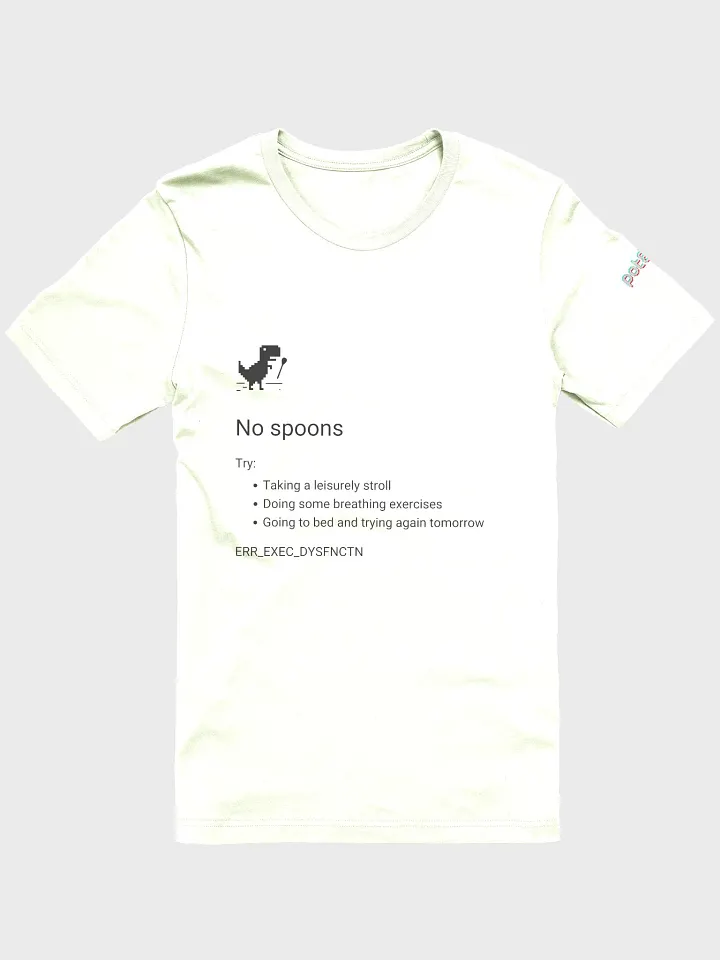 NO SPOONS supersoft tee product image (5)