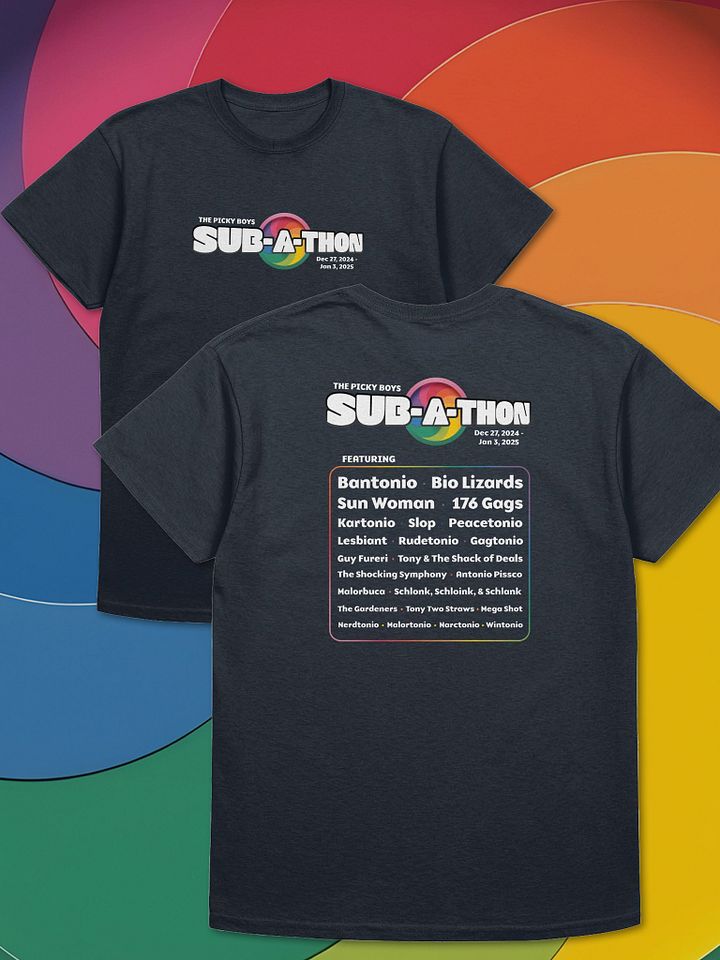 Subathon Lineup T-Shirt (5 Colors) product image (13)