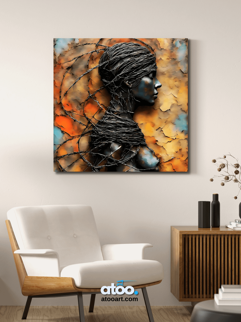 Be Free to Yourself | Let Yourself Go | Canvas Painting product image (3)