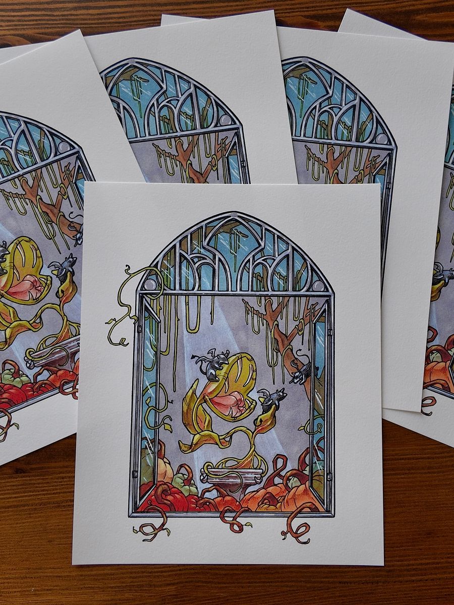 Moonlit Conservatory Print product image (1)