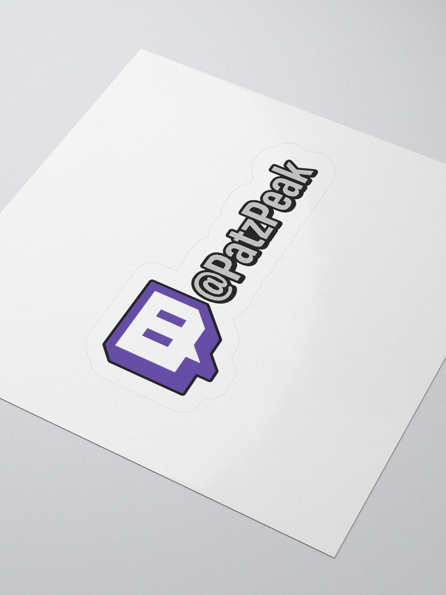 Twitch Logo Kiss Cut Stickers product image (12)