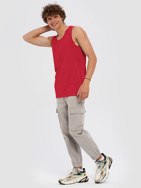 Photo showing Cotton Heritage Men's Premium Tank Top