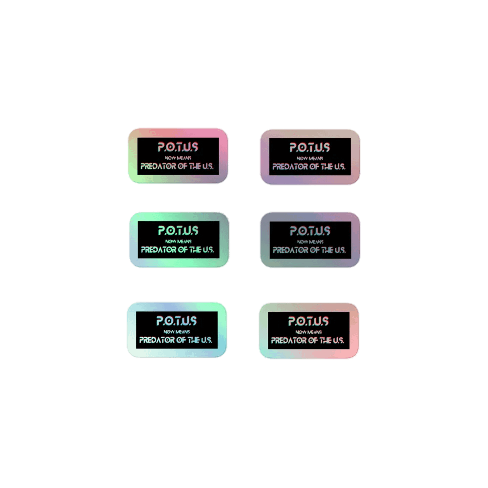 Resistors, What POTUS Now Means, Holo Sticker Pack product image (1)