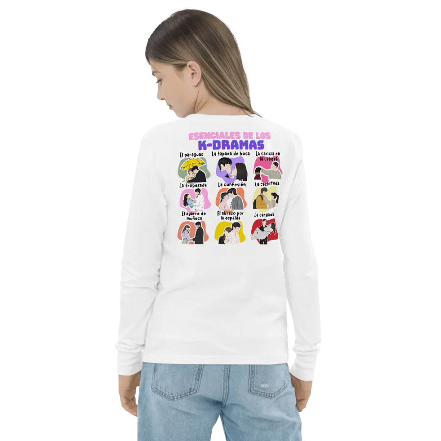 Remera Manga Larga "Mi primer K-Drama" product image (8)