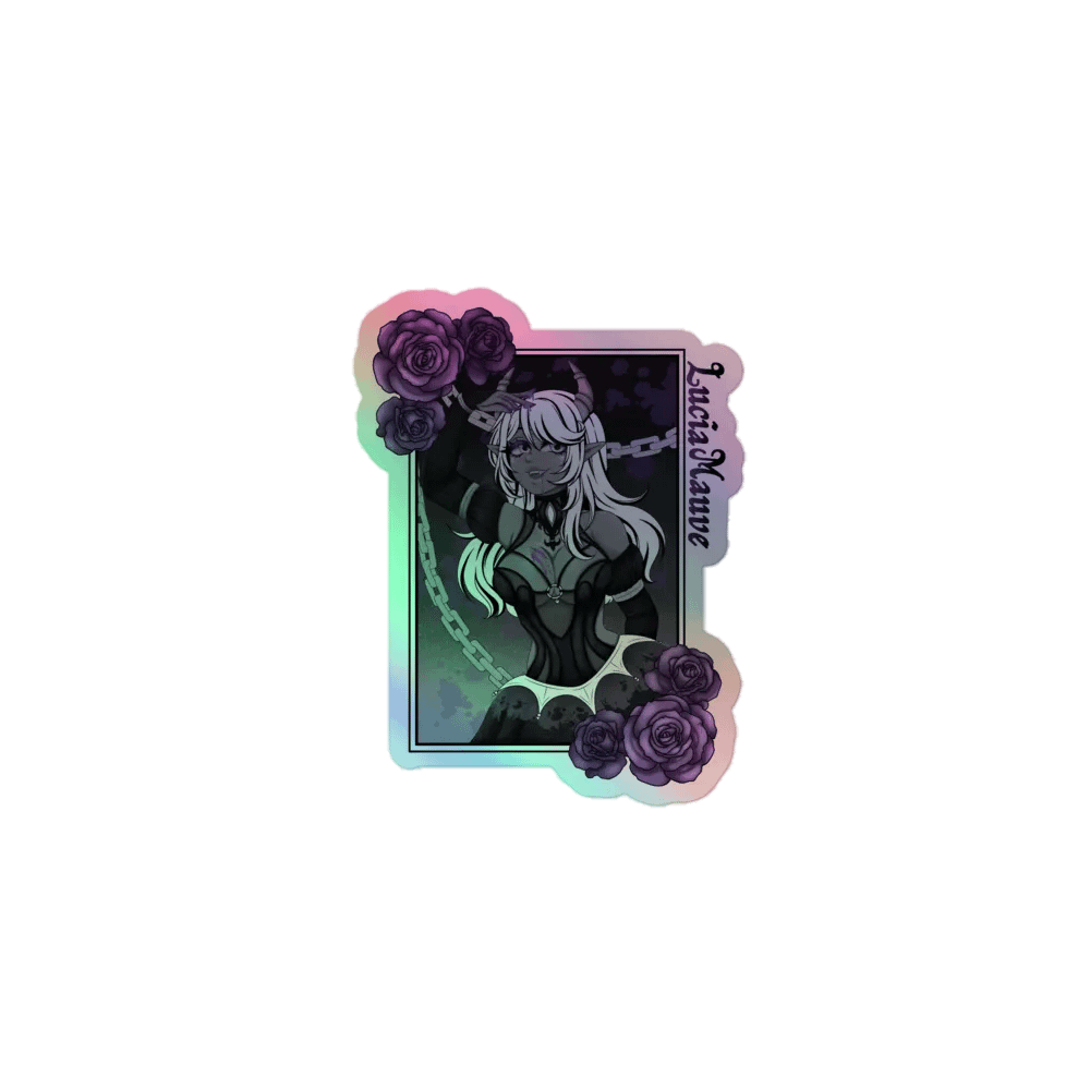 Waifu Cup Holo Sticker! product image (1)