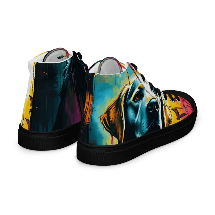 Sweet Karma Bean, Celestial Canine, women's canvas High Tops product image (7)