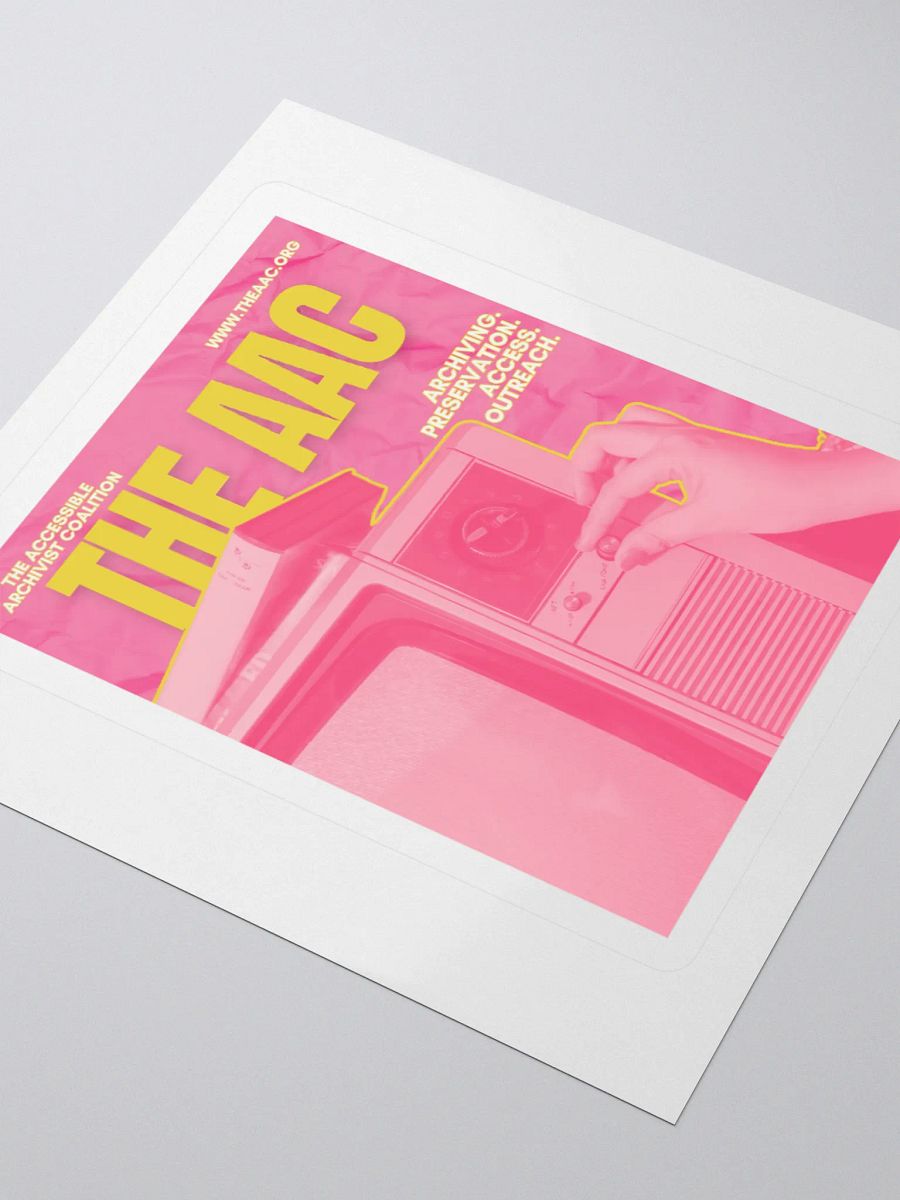 THE AAC STICKER - PINK product image (7)