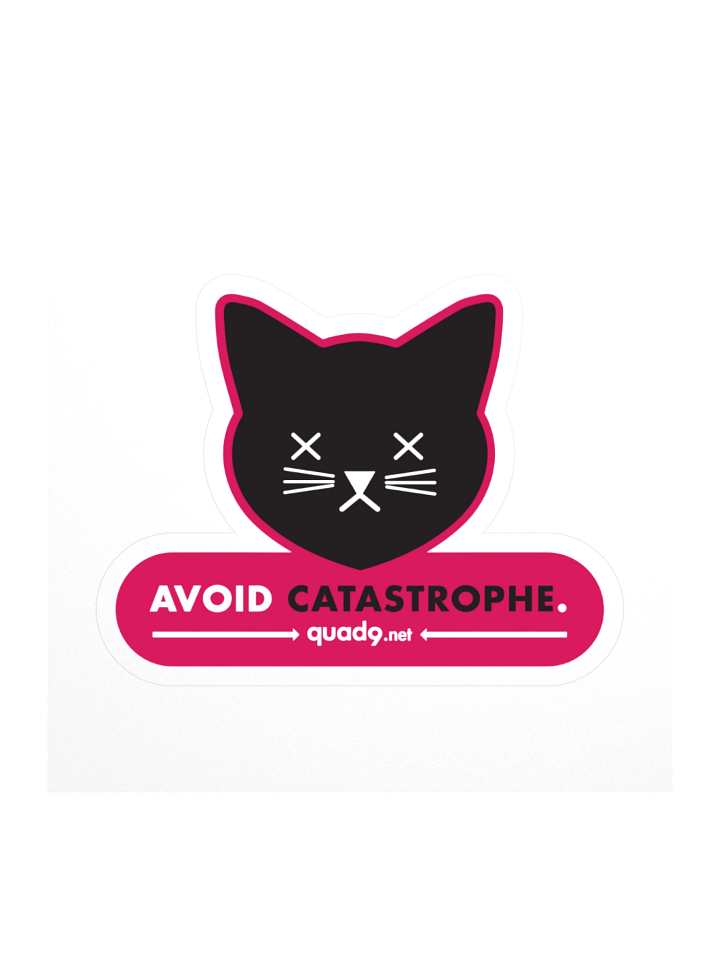 "Avoid Catastrophe" Sticker product image (1)