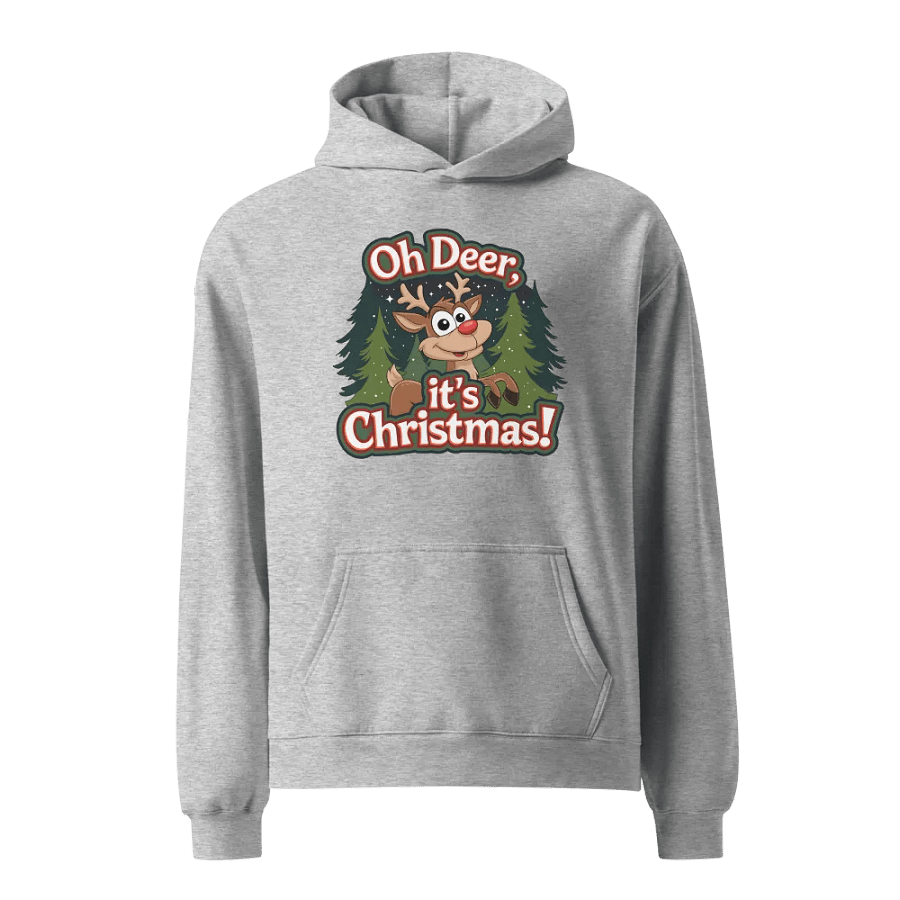 Oh Deer Christmas Oversized Hoodie product image (1)