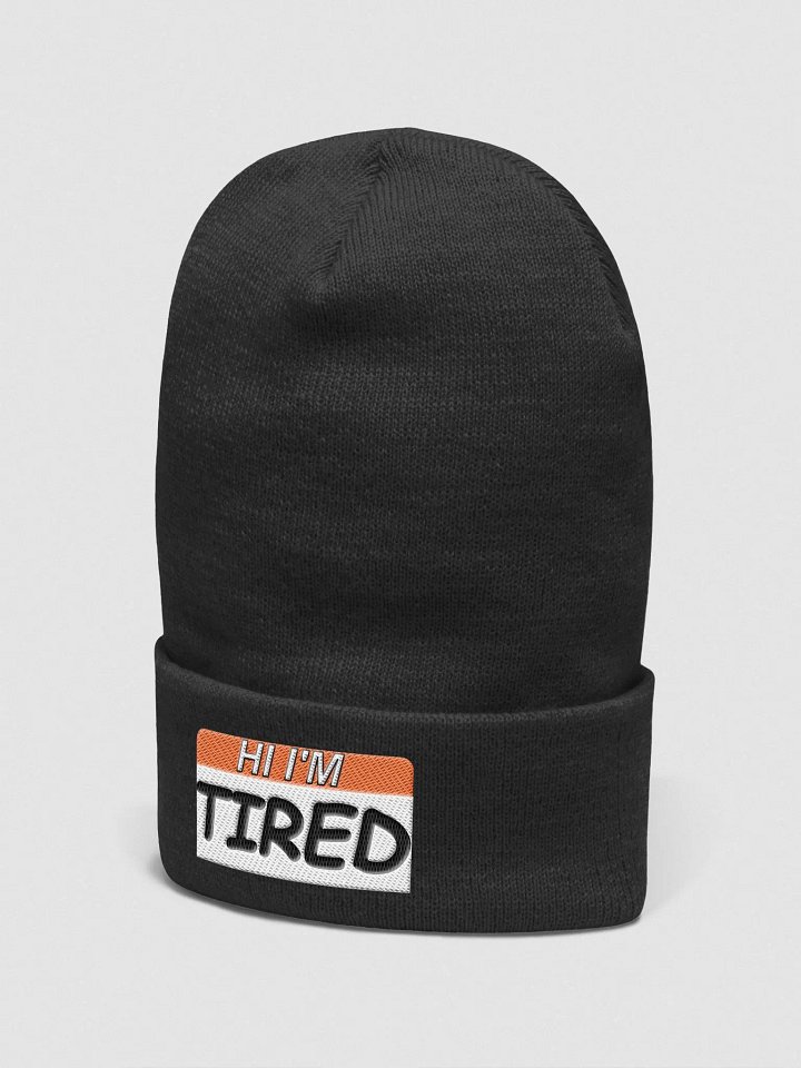 Tired comfy hat product image (9)