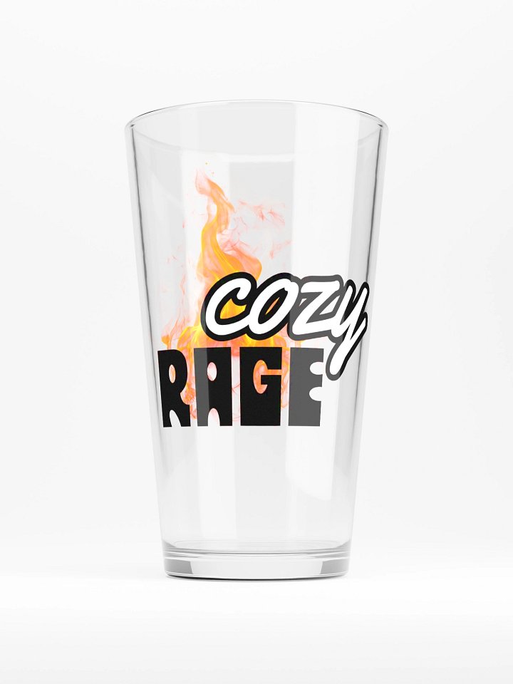 Cozy RAGE Pint Glass product image (1)