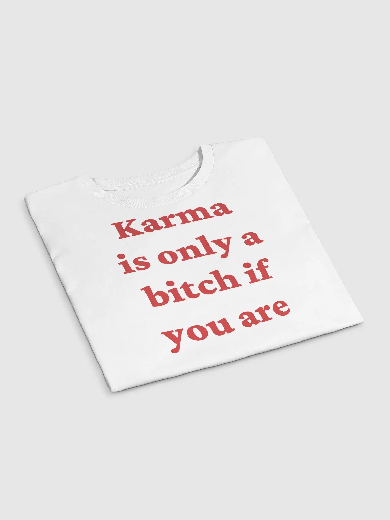 Karma is only a bitch if you are Crop Top product image (11)