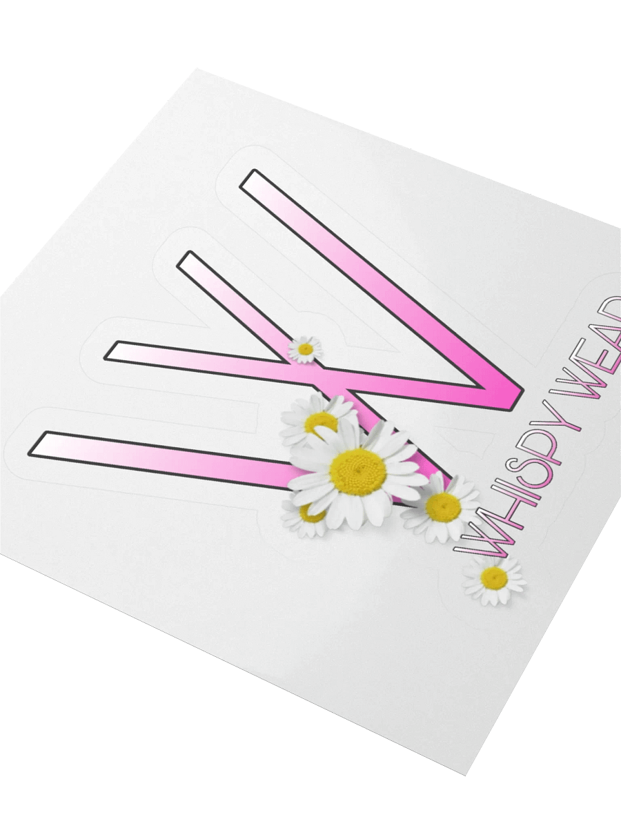 Whispy Wear Logo Sticker product image (3)