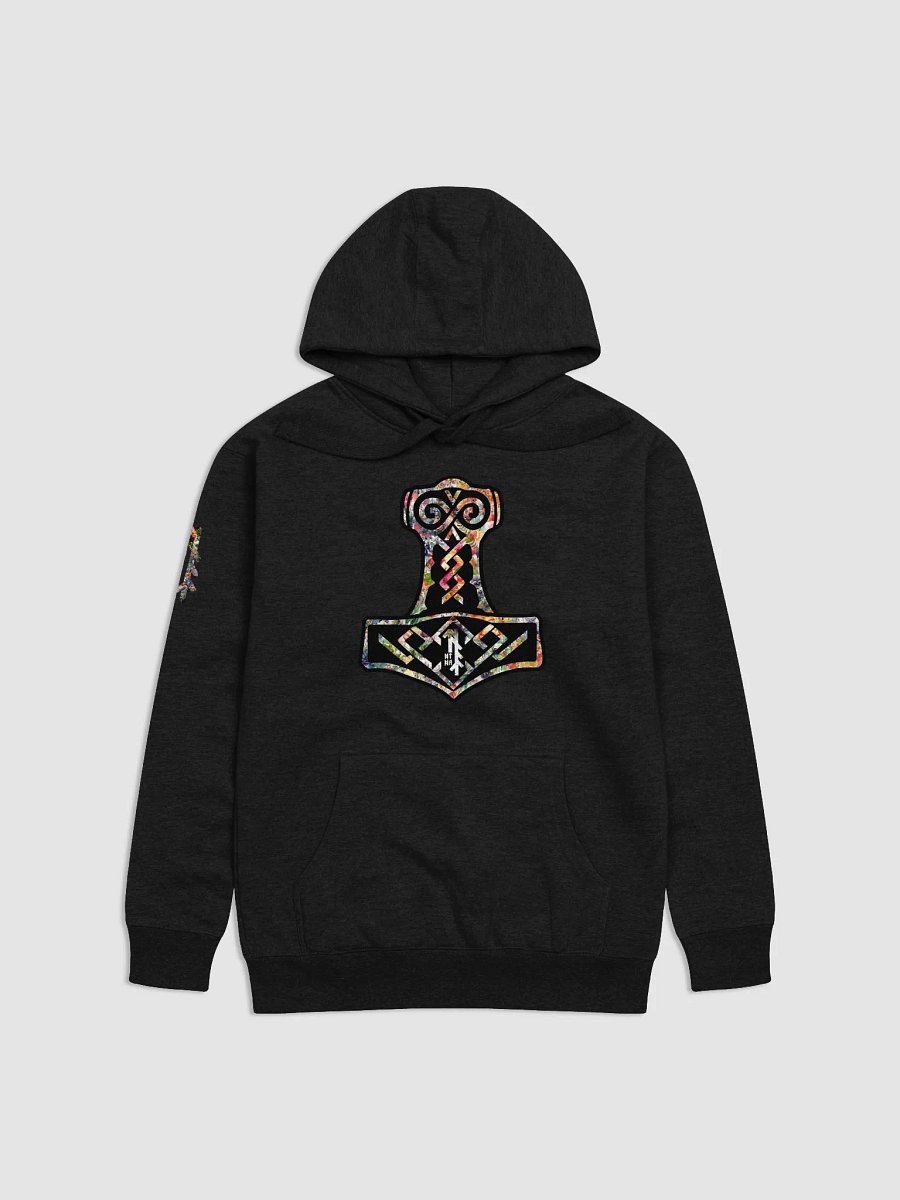 NTN Apparel Floral Mjölnir - Hoodie product image (1)