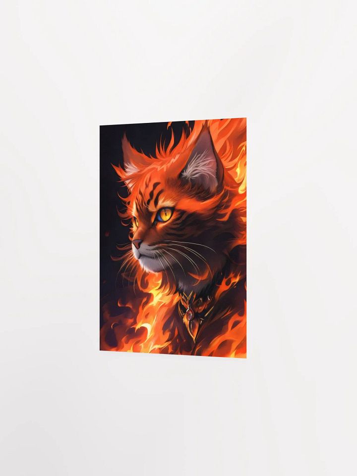 Inferno Cat Poster product image (4)