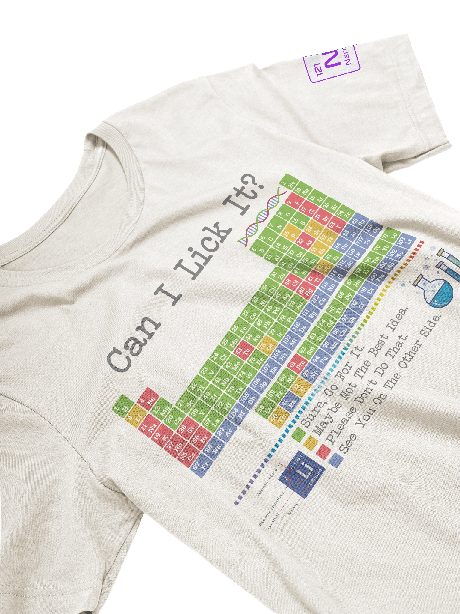 Can I Lick It? Ladies Tee - Gray Text product image (25)