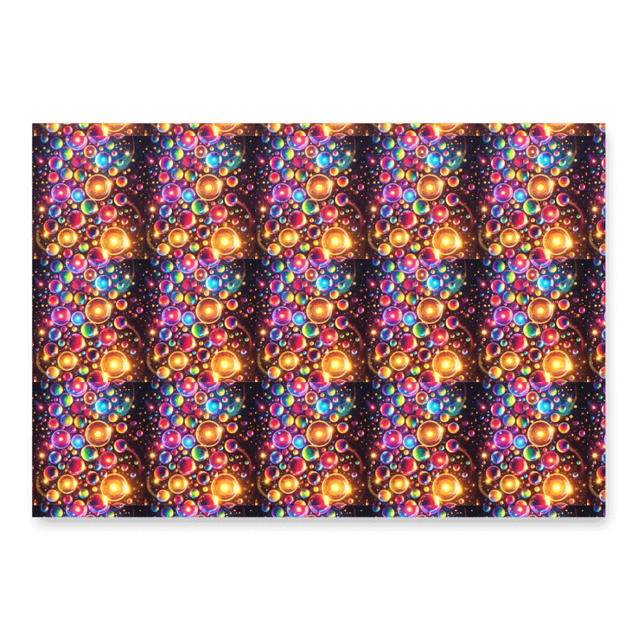 Colorful Circles Wrapping Paper Set product image (3)
