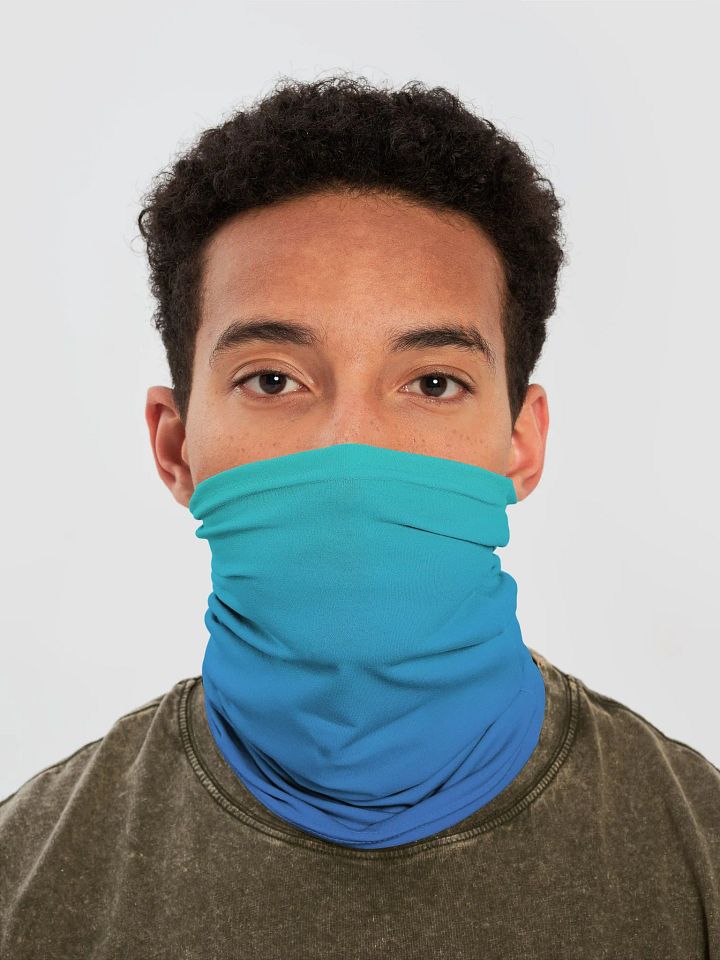 Gradient Blue Neck Gaiter product image (1)