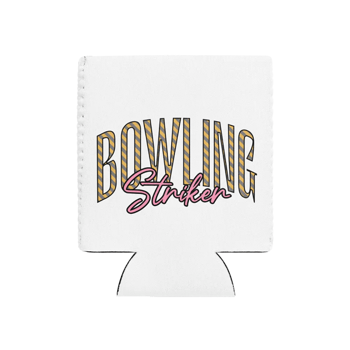Bowling Striker Caution Can Cooler product image (1)