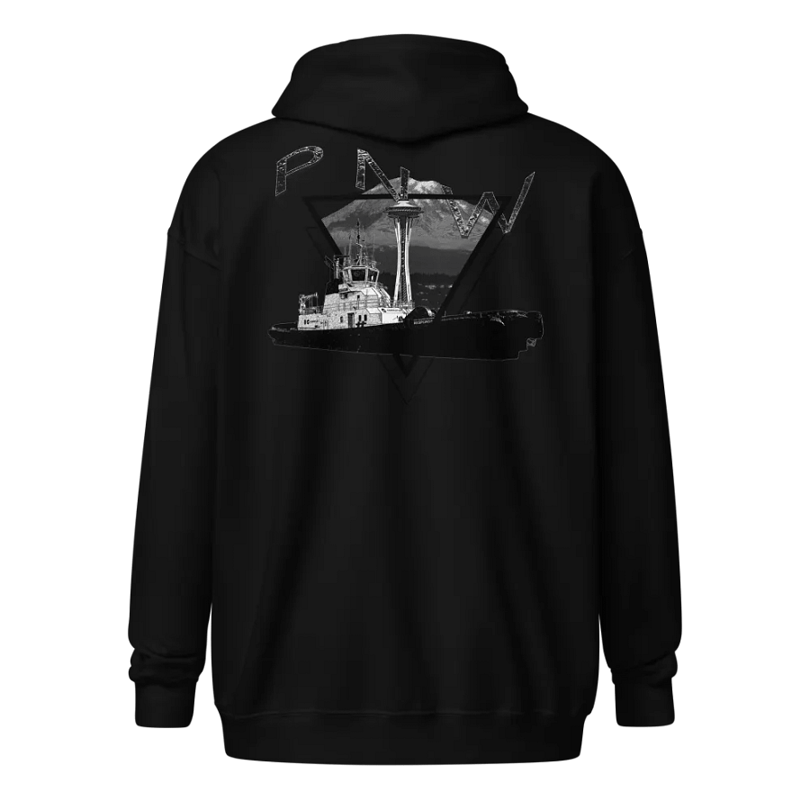 Tug Response Triangle-Mt Raine- PNW Zip Hoodie product image (1)