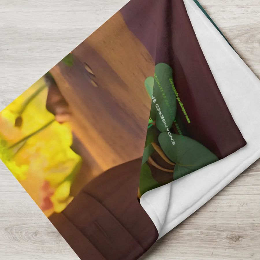 Endangered Species - Mexico - Tapir Throw Blanket product image (6)