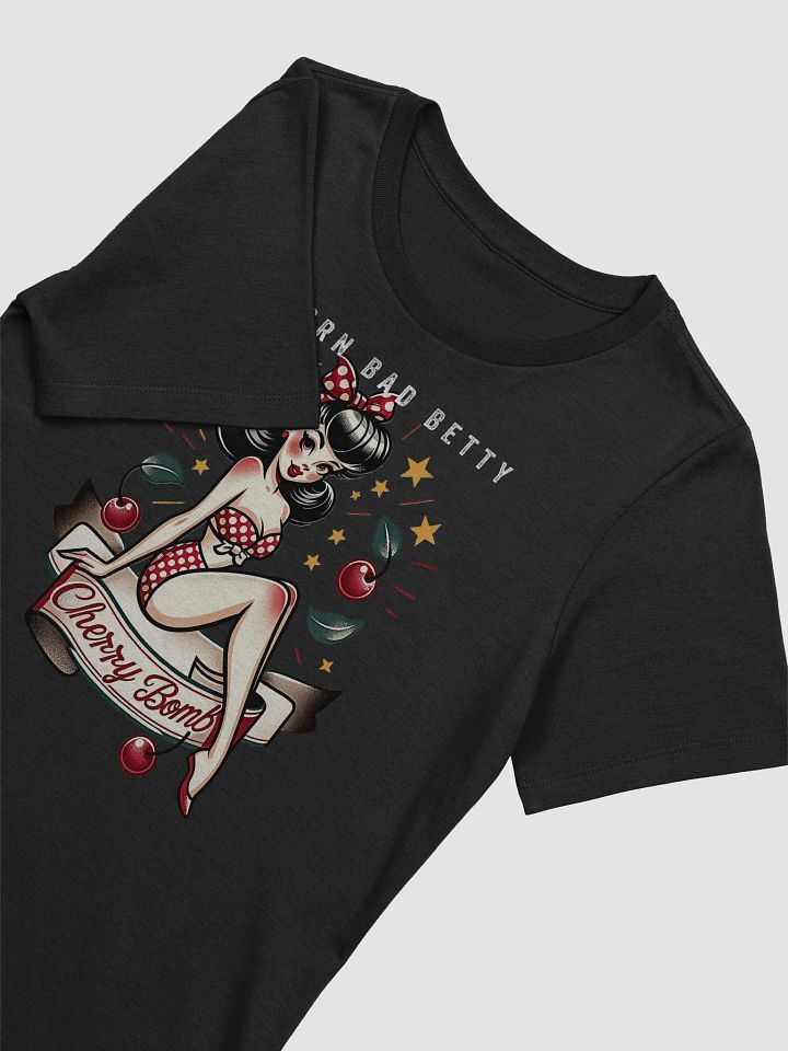 Cherry Bomb Pin-Up Girl Relaxed-fit T-Shirt product image (2)