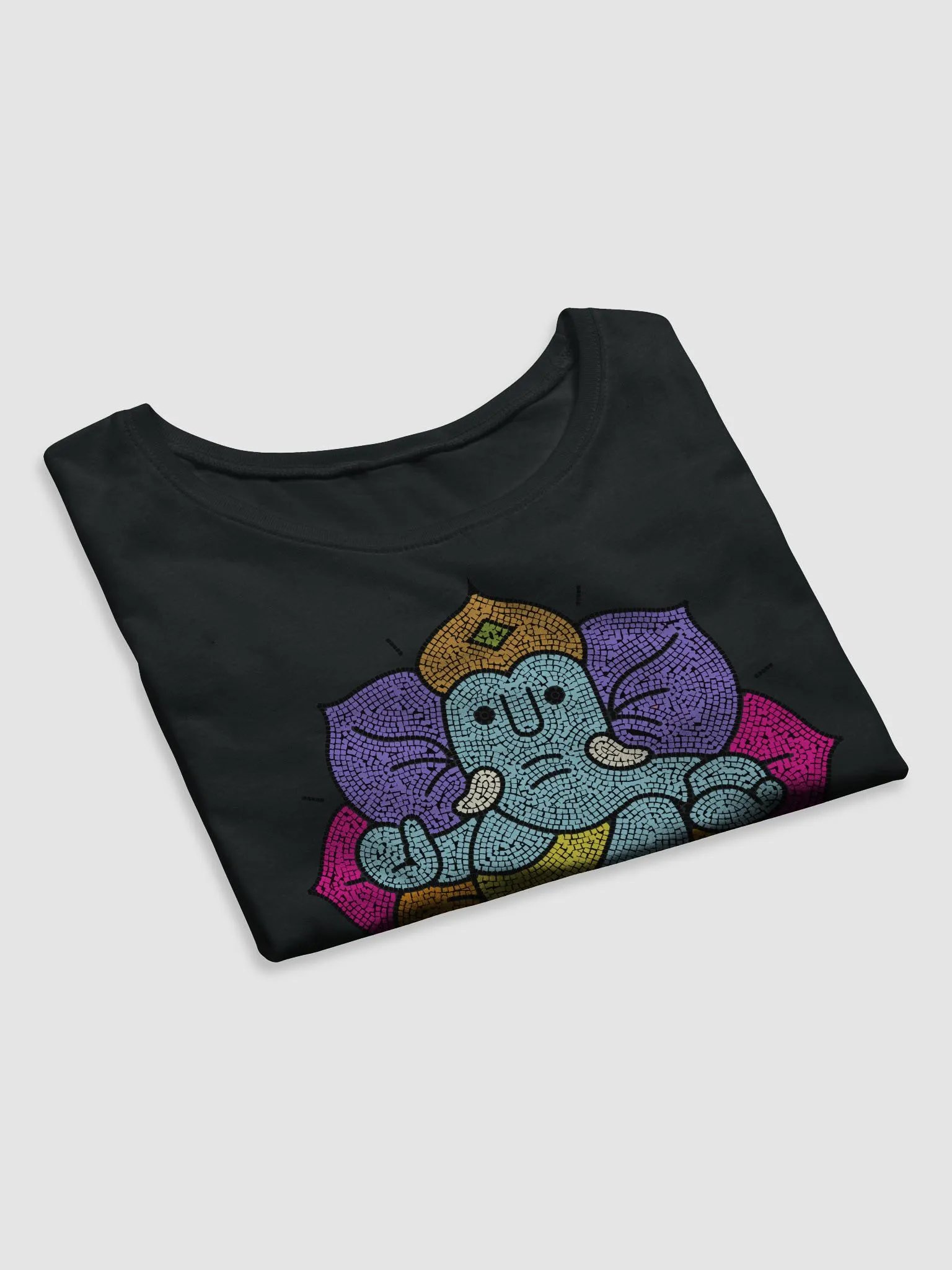 Ganesha Mosaic Crop Tee product image (19)