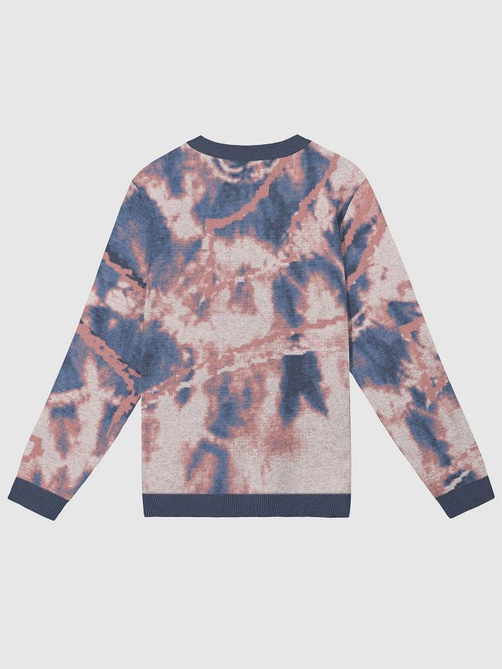 Maglia girocollo tie-dye con motivo astratto product image (7)