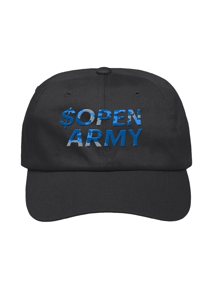 $OPEN Army Hat (Black) product image (1)