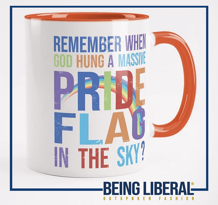 Pride Flag in the Sky Mug - Being Liberal product image (7)