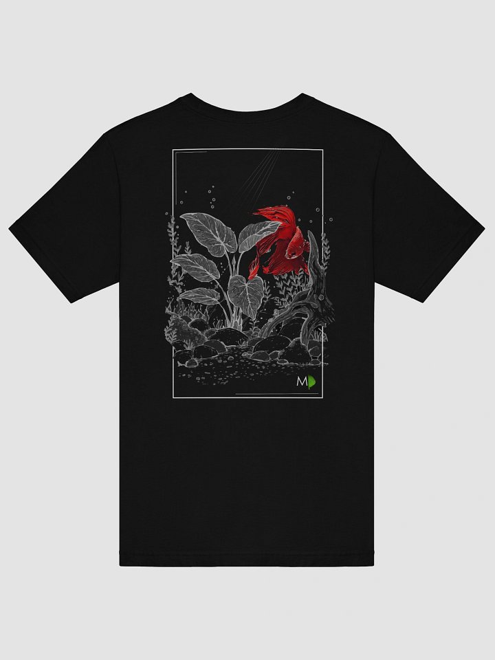 NEW! Red Betta BACK PRINT T-shirt product image (1)