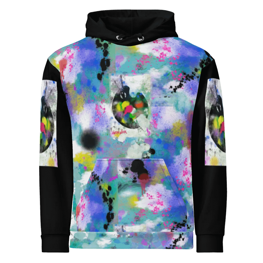 SplatterWear #3 Unisex Art Hoodie/Aquatic product image (1)