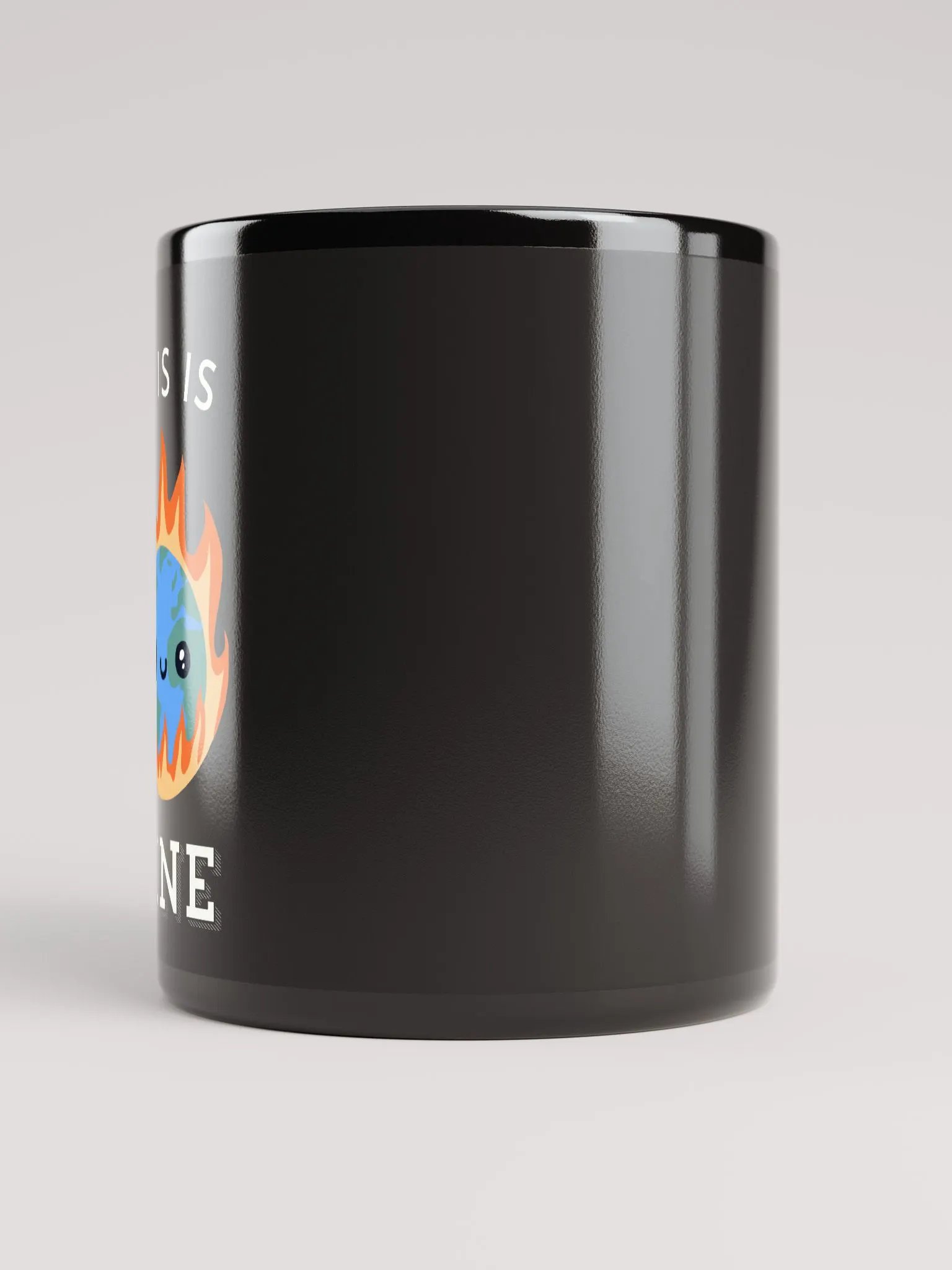 This is Fine Global Meltdown Black Mug product image (5)