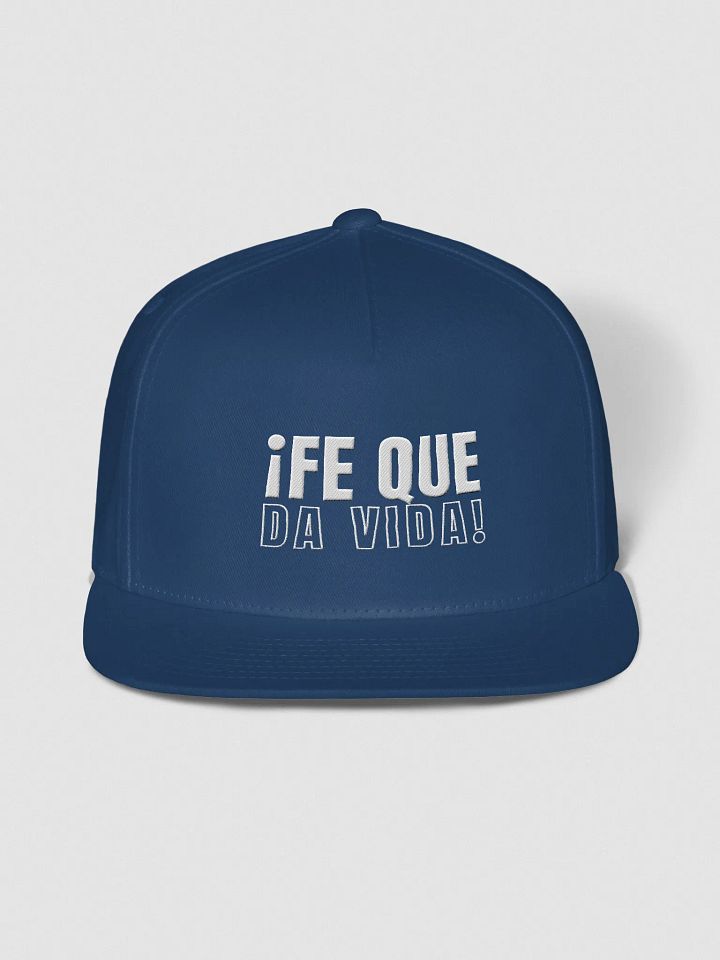 Gorra plana con cierre a presión | Fe que da vida product image (1)
