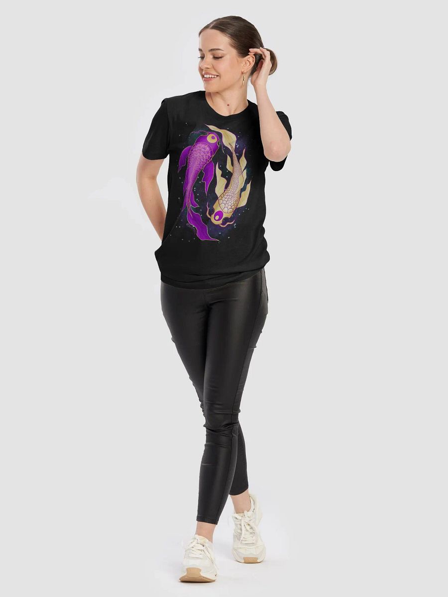 Moonie Koi tee shirt! Black or Navy Unisex product image (8)