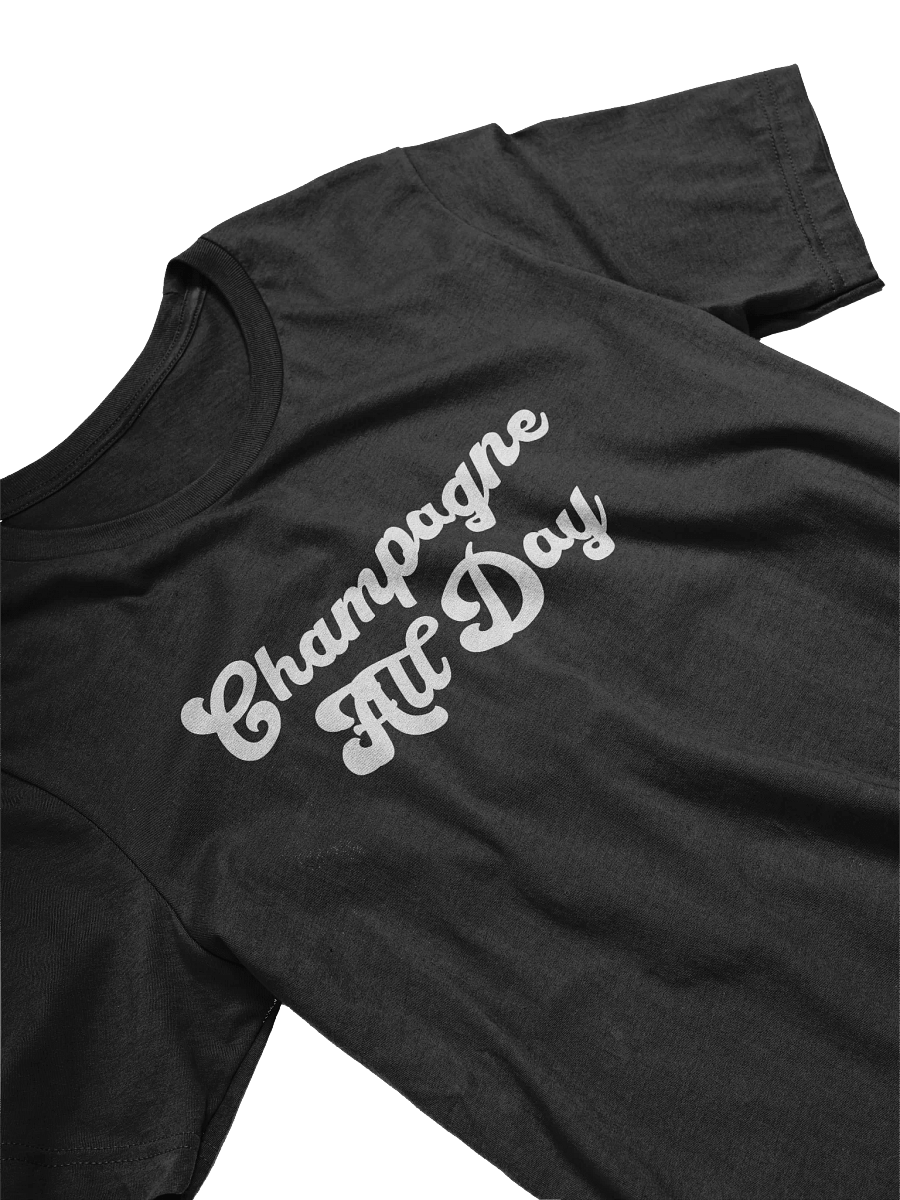 Champagne All Day T-Shirt - Wine Inspired Shirt for Champagne Lovers product image (4)