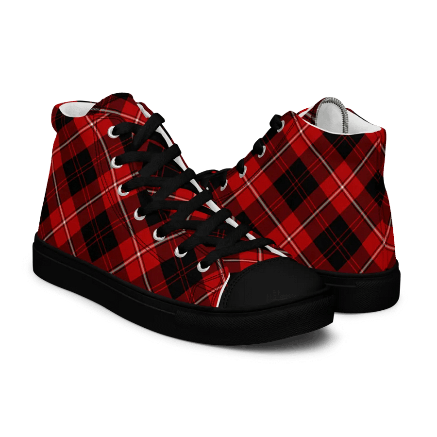 Cunningham Tartan Men's High Top Shoes product image (7)