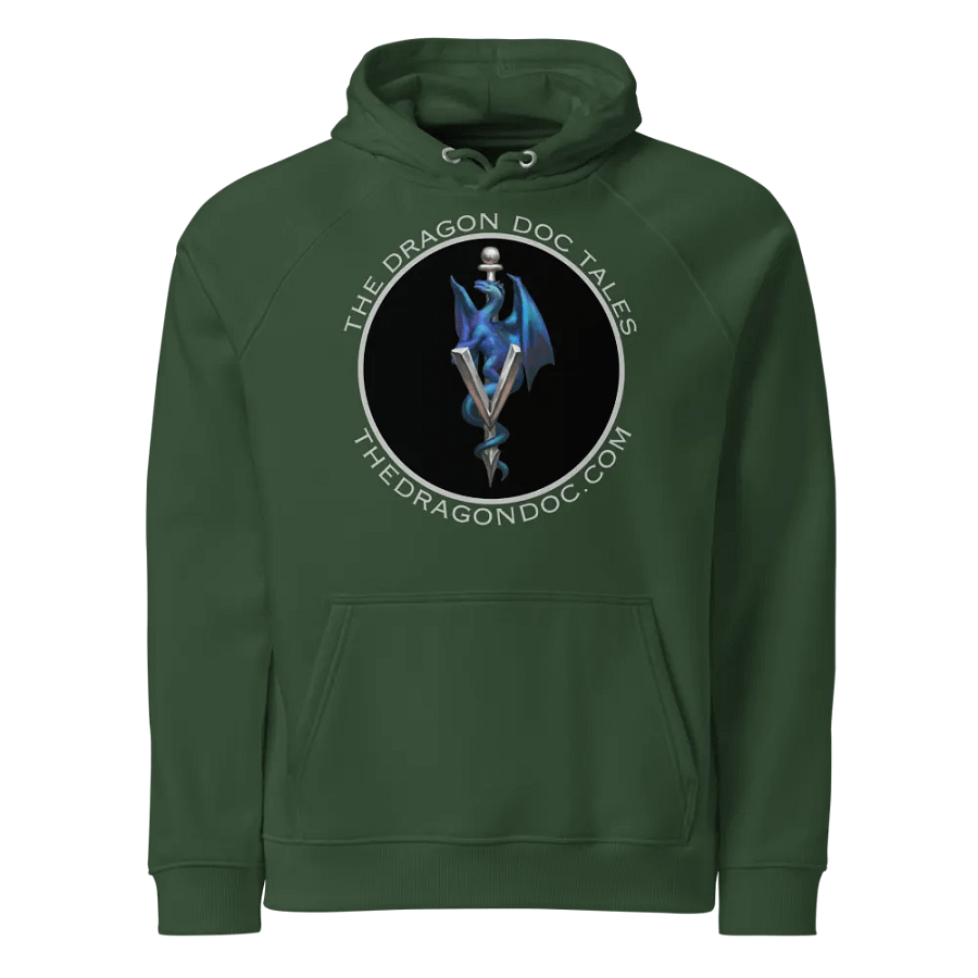 Dragon Doc Eco-Friendly Midweight Raglan Hoodie (Green): Earth-Friendly, Dragon-Approved product image (1)