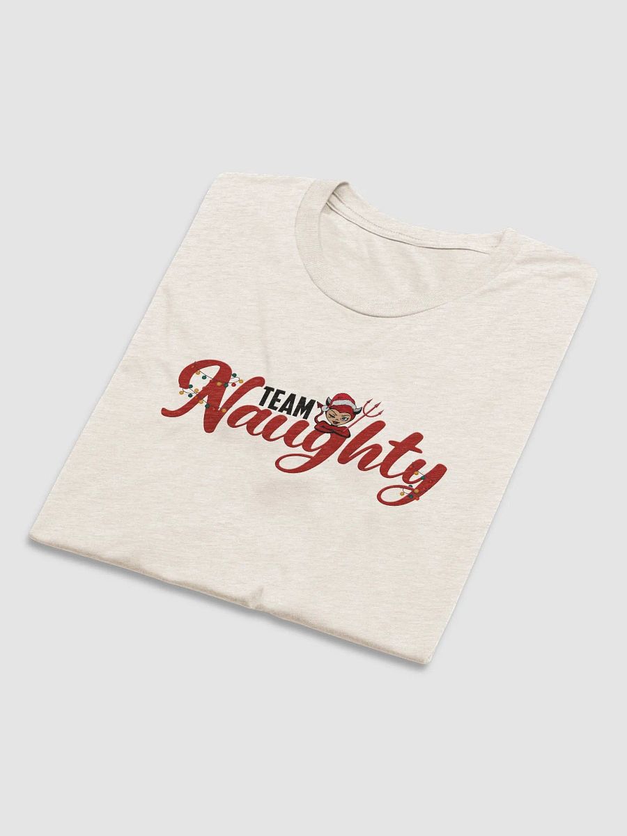Christmas Naughty Tri blend Tee product image (8)