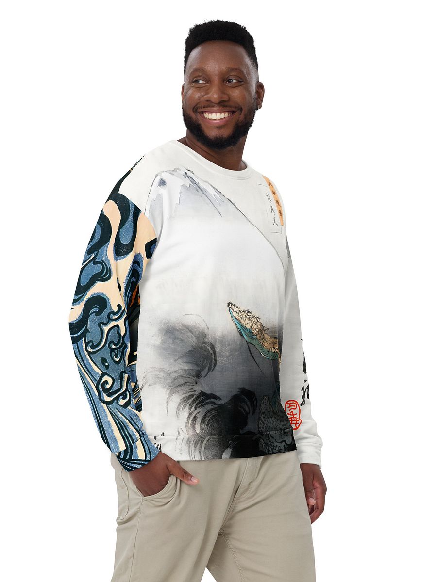 Dragons All-Over Print Recycled Unisex Sweatshirt product image (7)
