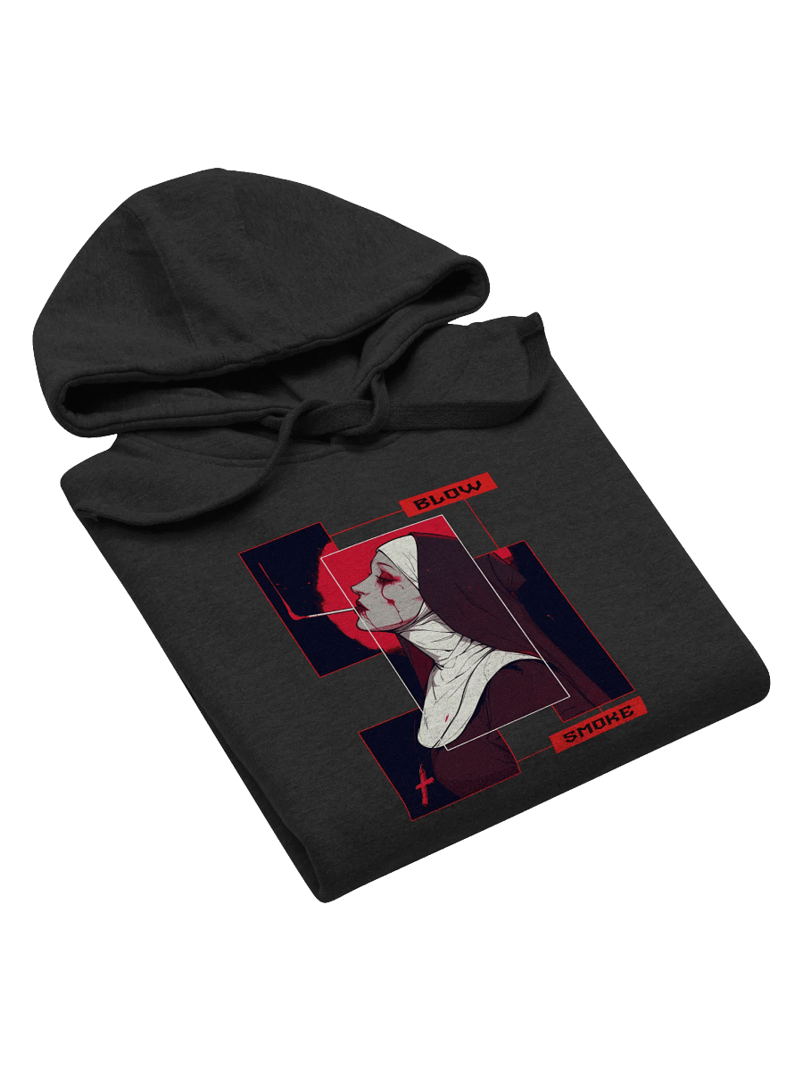"Blow Smoke" Front Unisex Printed Hoodie product image (5)