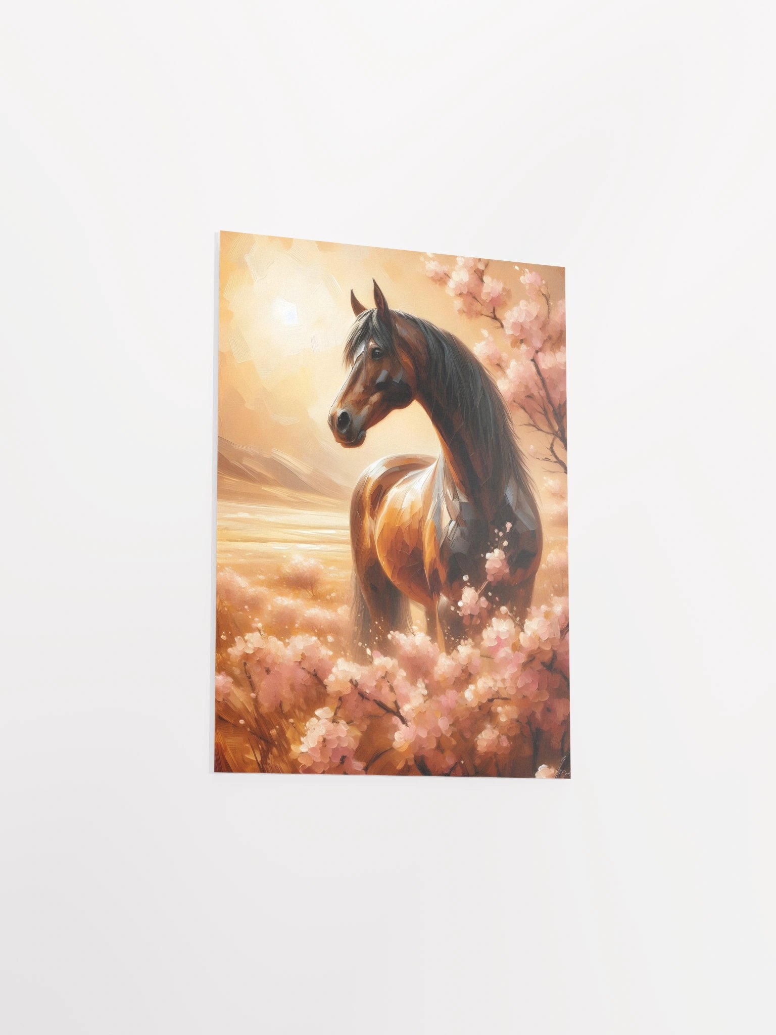 Golden Serenity Horse Poster product image (24)